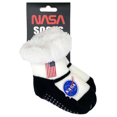 NASA Fluffy Baby Booties