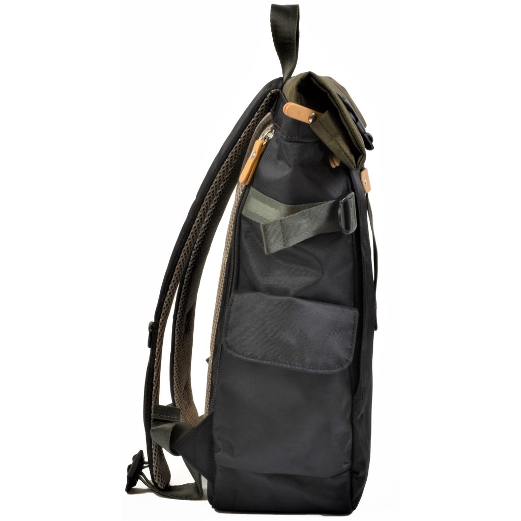 Rolltop Backpack Plus - Black Olive