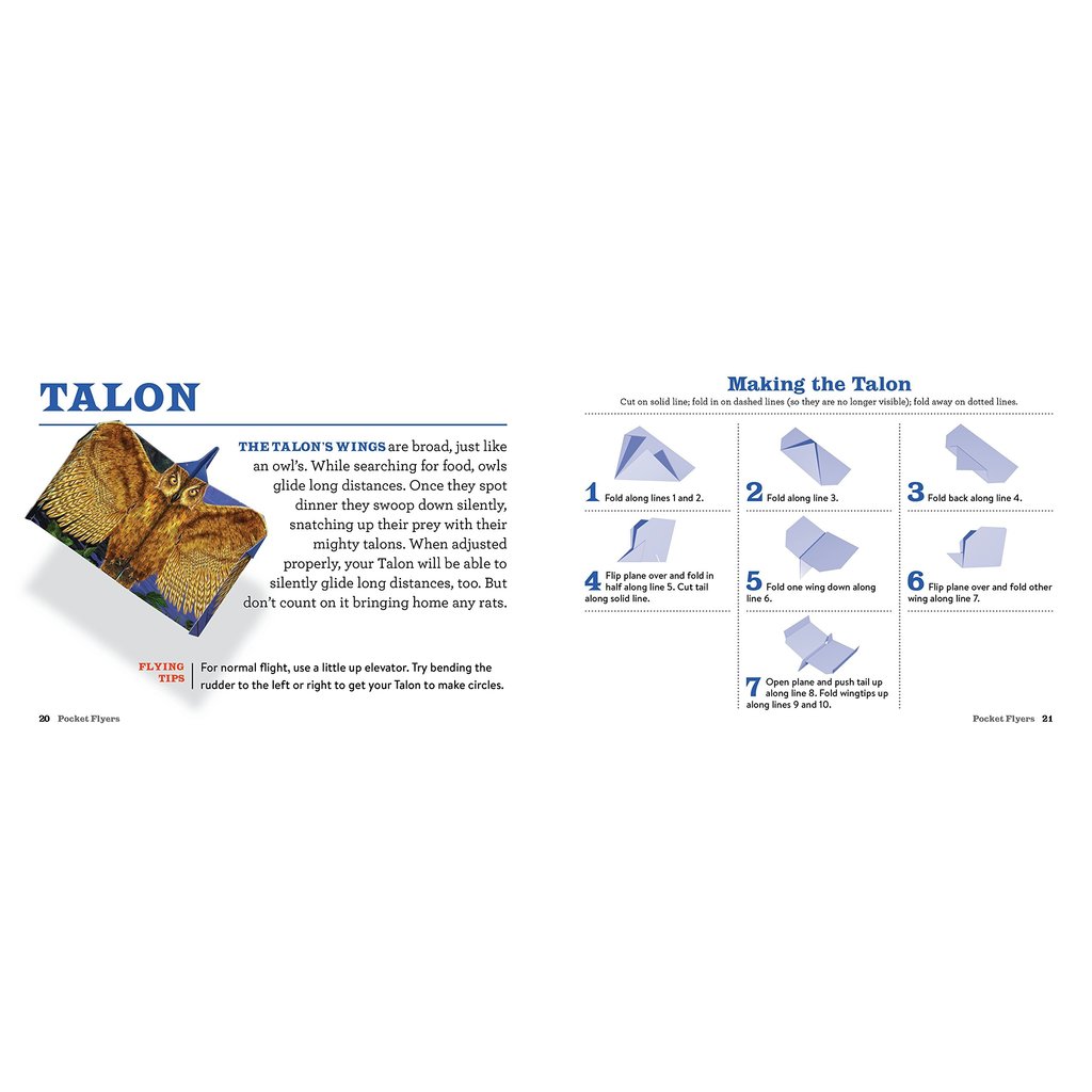 Pocket Flyers Paper Airplane Book