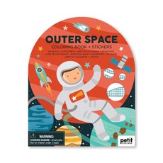 Outer Space Coloring Book & Stickers