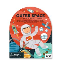 Outer Space Coloring Book & Stickers