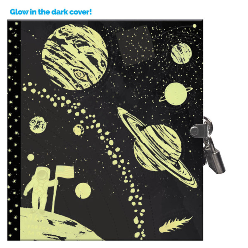 Space Adventure Glow in the Dark Journal