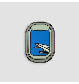 WHAT-1 Airplane Window Enamel Pin