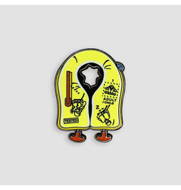 WHAT-1 Life Vest Enamel Pin