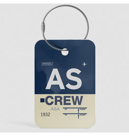 WHAT-2 AS Crew Luggage Tag