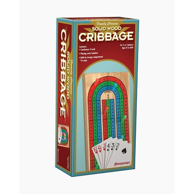 1RM- Folding Cribbage Game w/Cards