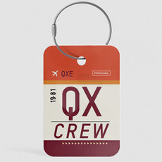 WHAT-2 QX Crew Luggage Tag