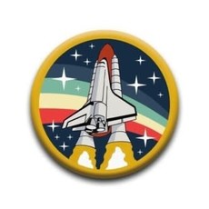 NMR1- NASA - STS-27 Shuttle Round Button