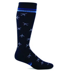 Men's Compression Socks In Flight Navy Lg/XL