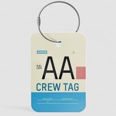 AT-2 AA Crew Tag Luggage Tag