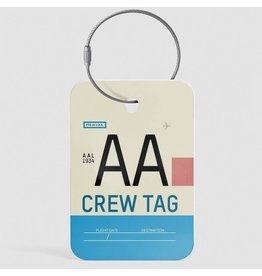 WHAT-2 AA Crew Tag Luggage Tag