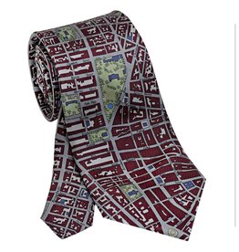 New York CIVITAS Map Necktie