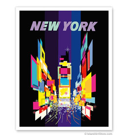 Fly to New York Times Square Print
