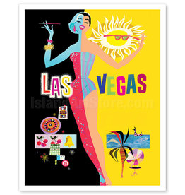 Fly to Las Vegas Night & Day Print