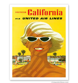 United Airlines Southern California Print