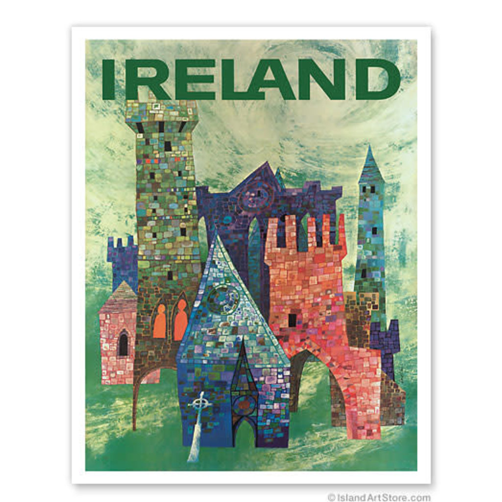 Fly to Ireland Print 9 x 12