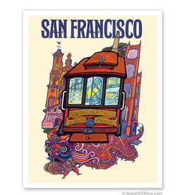 San Francisco Market Street Cable Car Print