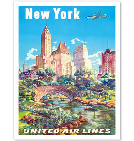 United Airlines Central Park New York Print