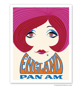 Pan Am England 'Twiggy' Print