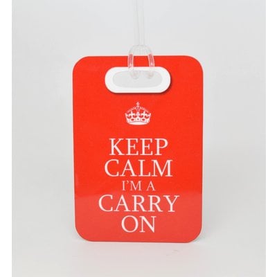 Keep Calm I'm a Carry On Luggage Tag