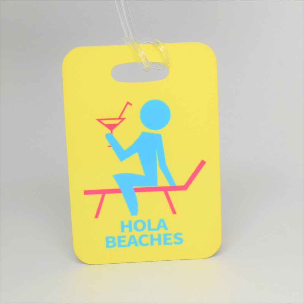 Hola Beaches Luggage Tag