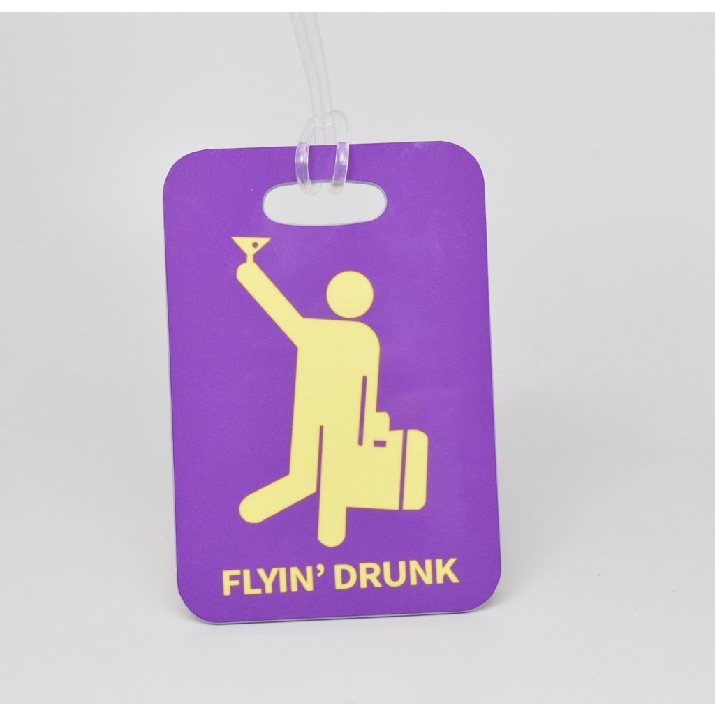 Flyin' Drunk Luggage Tag