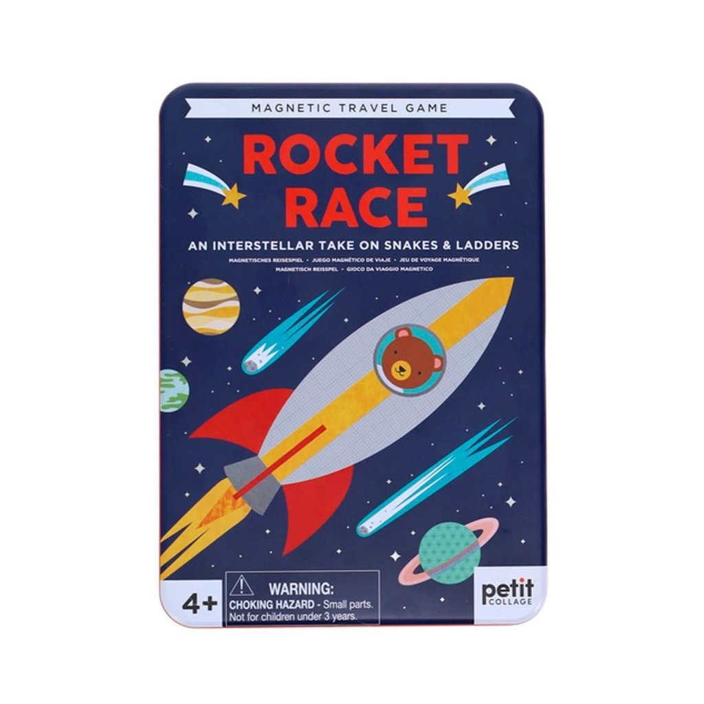 Rocket Race Magnetic Game Tin