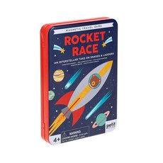 Rocket Race Magnetic Game Tin