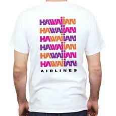 Hawaiian Airlines Stacked Logo Mens T-shirt