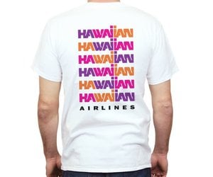 Hawaiian Airlines Stacked Logo Mens T-shirt