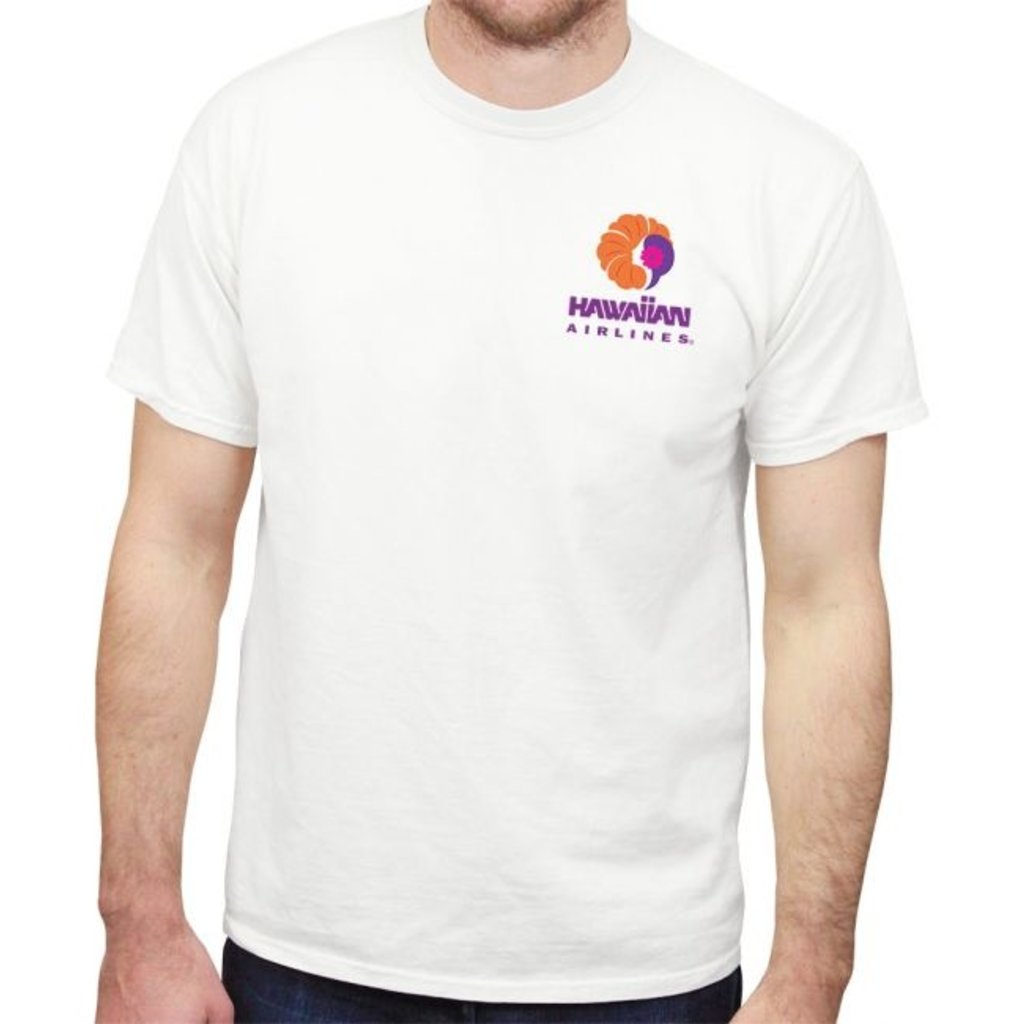 Hawaiian Airlines Stacked Logo Mens T-shirt