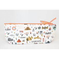 KM Pouch Bon Voyage World Traveler Pouch - Cream