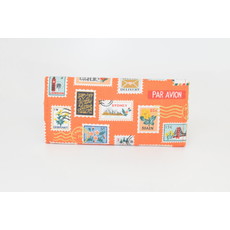 KM Bon Voyage Postage Stamp Luggage Handle Wrap