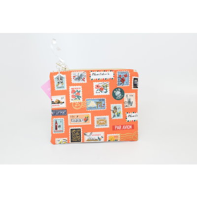 KM Bon Voyage Postage Stamp Coin Purse