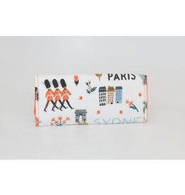 KM Luggage Handle Wrap: Bon Voyage world traveler cream ✈️ DNR