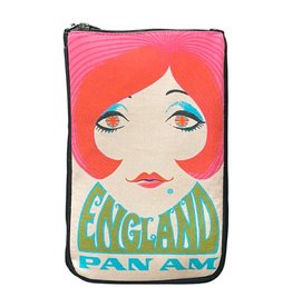 WH1DJ- Pan Am England 'Twiggy' Cell Phone Crossbody