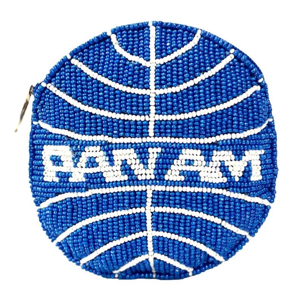 DJ- Pan Am Beaded Round Coin Bag