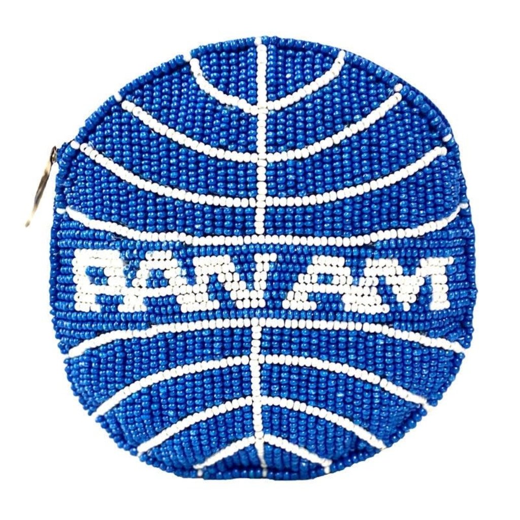 WHDJ- Pan Am Beaded Round Coin Bag