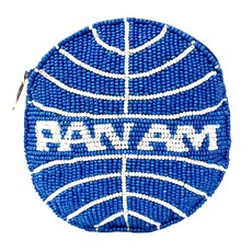 WHDJ- Pan Am Beaded Round Coin Bag