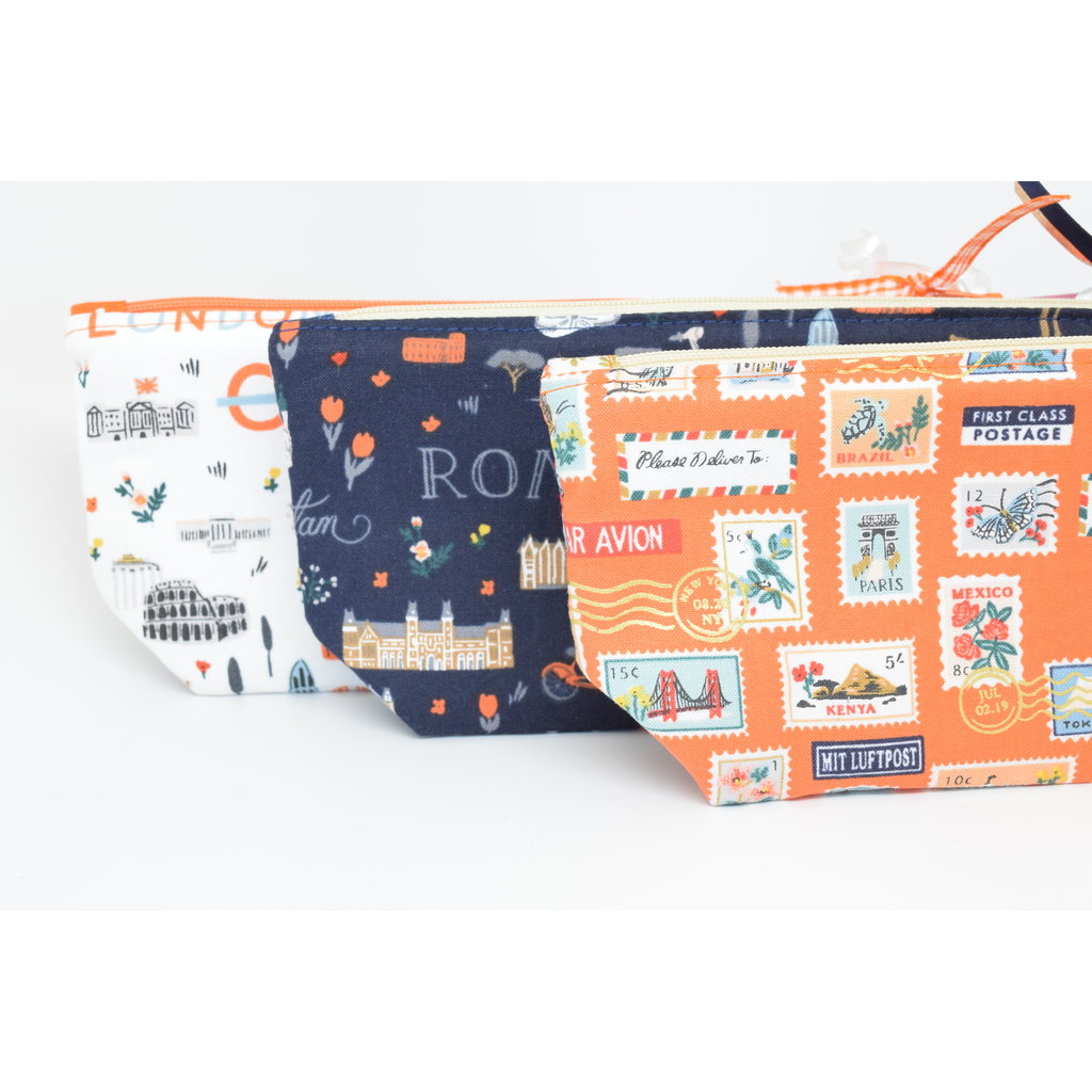 KM Bon Voyage World Traveler Pouch- Navy