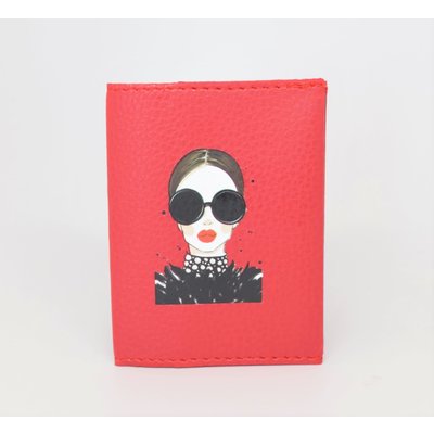 KM Mod Shades Red Credit Card Case