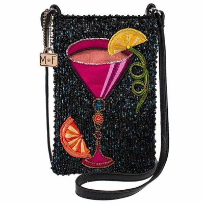 MF- Mary Frances Cell Phone Bag -- Take a Sip