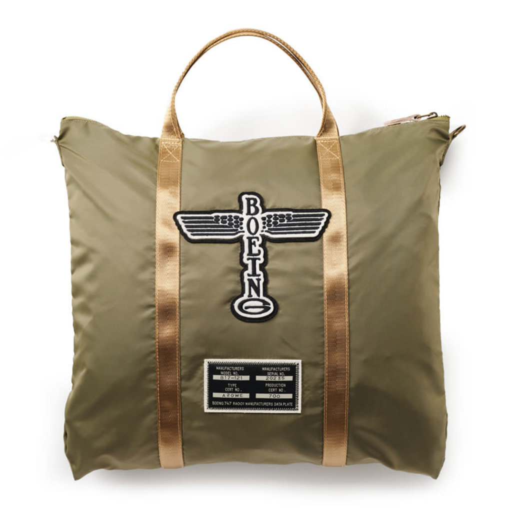 Boeing Bag Khaki Bag Bag Airplane Plane Aviation Travel 