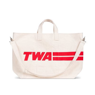 TWA TWA Stripe Logo Pool Tote Bag