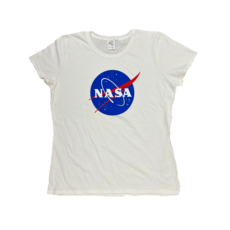 NASA Meatball Womens White T-shirt