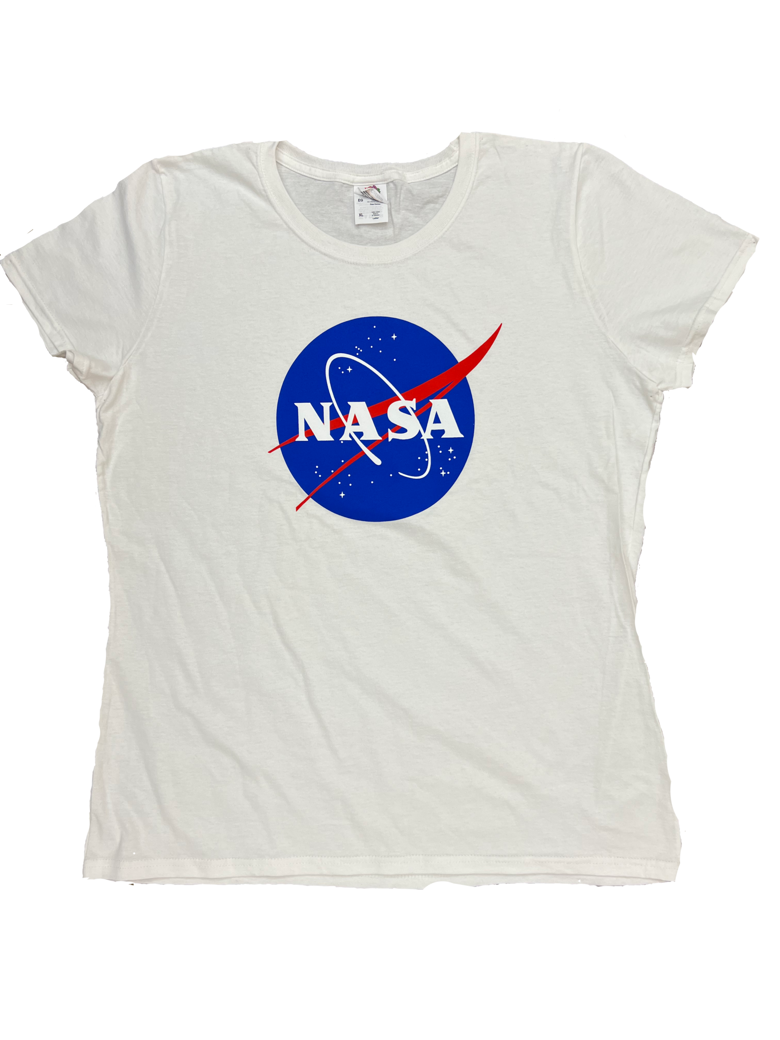 Gildan Maglietta Uomo Con Logo NASA Meatball – Bianca, Blu O Grigia, Taglia XL, Colore Nero - 2