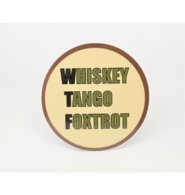 Whiskey Tango Foxtrot Sticker