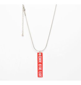 Remove Before Flight Necklace