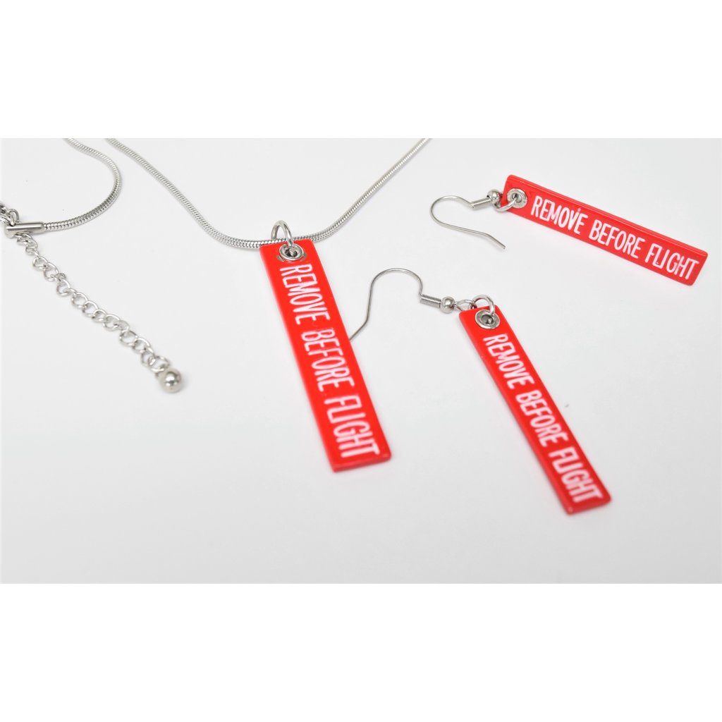 Remove Before Flight Necklace