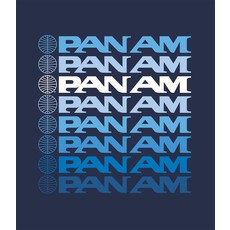 WHMS- Pan Am Stacked Logo Mens T-shirt